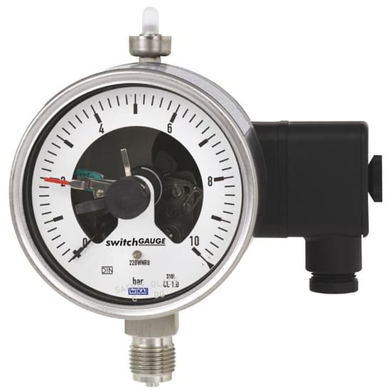 Wika Bourdon tube pressure gauge, Models PGS23.100, PGS23.160